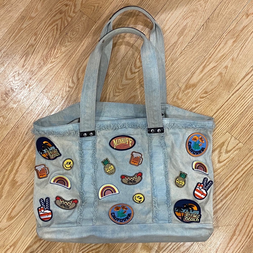 Rebecca Minkoff Denim Patch Tote Bag